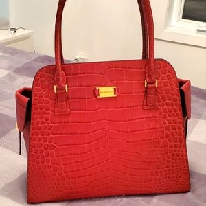 Michael Kors Red Tote Bag